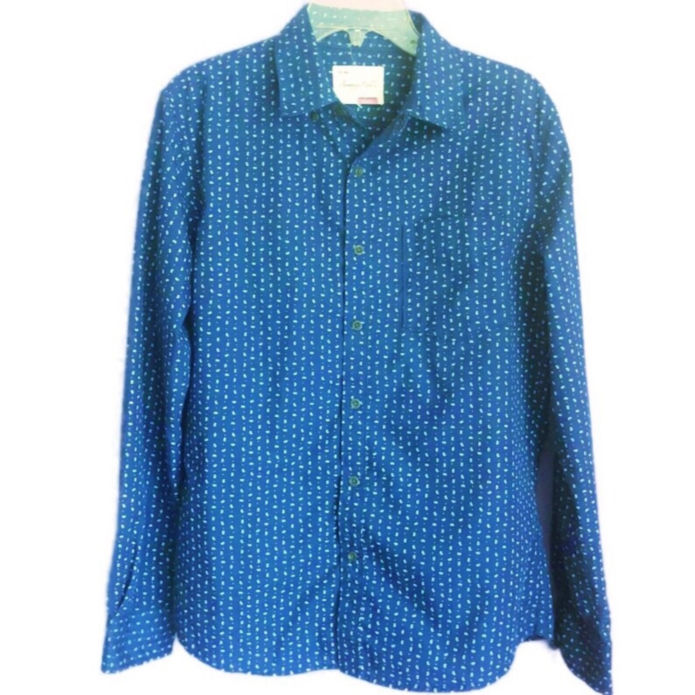 Sovereign Code Navy Button Down Dress Shirt